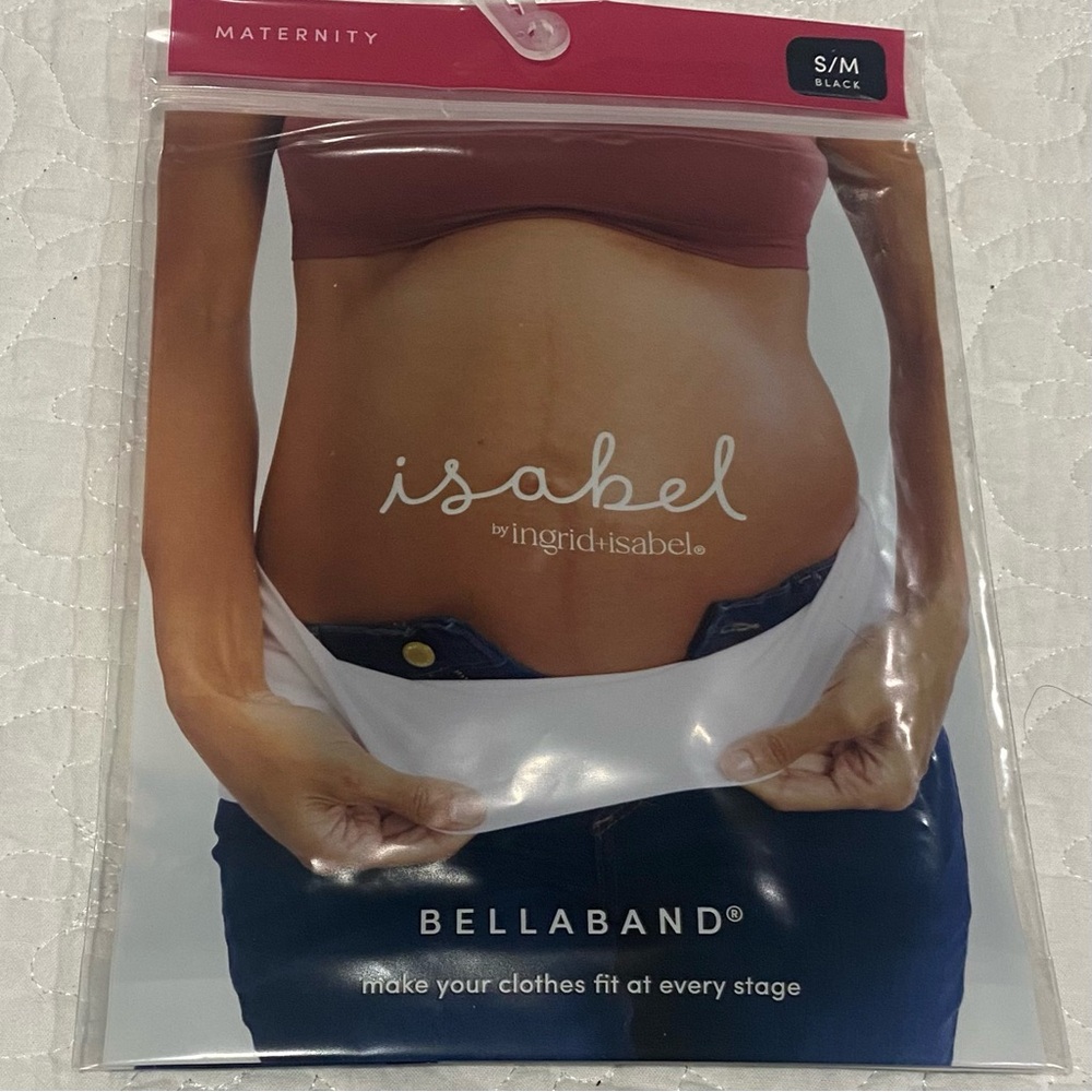 Bellaband Isabel by Ingrid+Isabel S/M in black. Maternity NWT